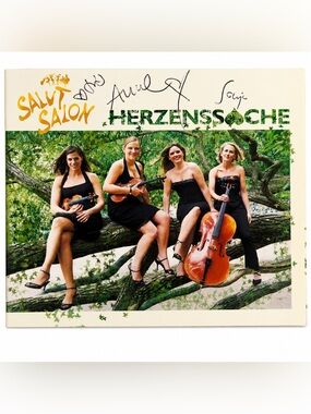 Salut Salon Herzenssache CD 2007 SIGNED Autographed Rare OOP Music Collectible